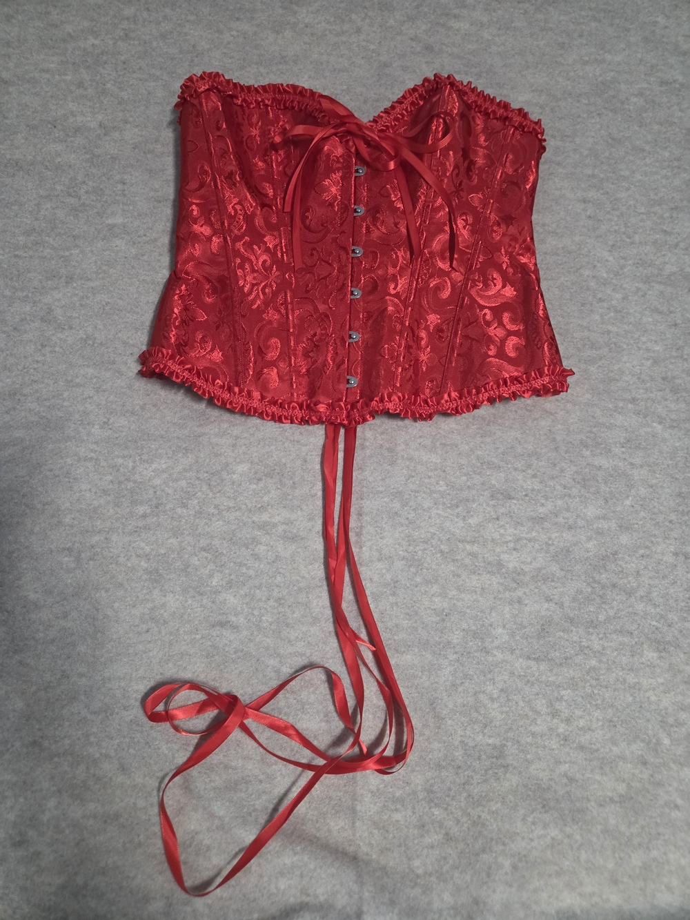 Brocade Corset Top Vampirecore Romantic Goth Victorian Size XL